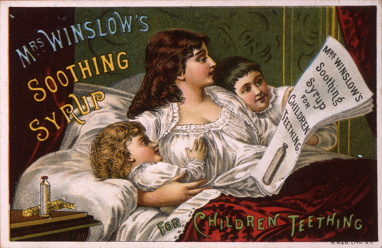 Sirop apaisant de Mme Winslow pour enfants en dentition - American School