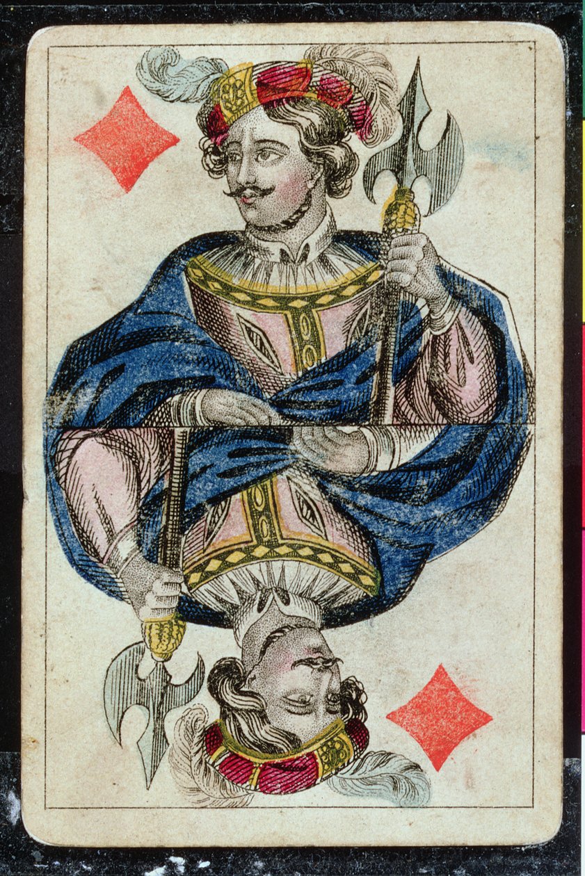 Carte à jouer : Valet de Carreau - American School