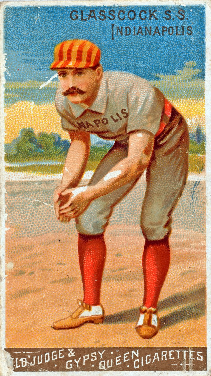 Portrait de Jack Glasscock, 1887 - American School