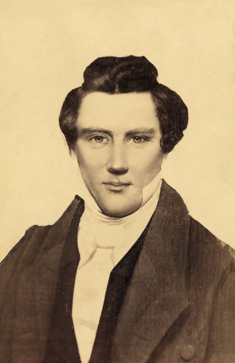 Portrait de Joseph Smith (1805-44) le fondateur du mormonisme - American School