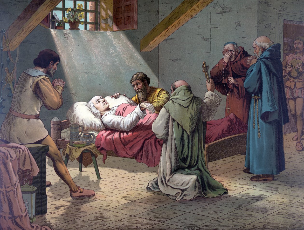 La mort de Christophe Colomb, pub. 1893 - American School