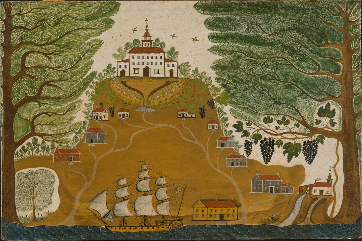 La Plantation, vers 1825 - American School