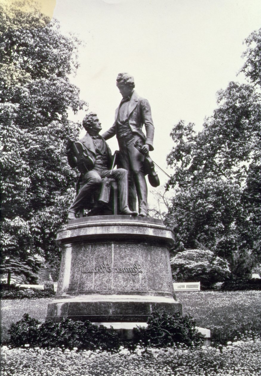Statue commémorative de Joseph Lanner et Johann Strauss l