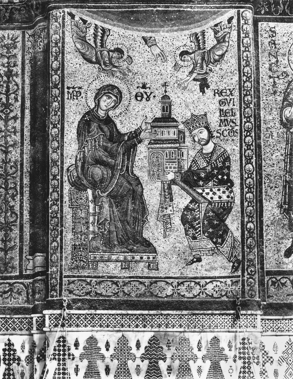 Le Roi Guillaume II de Sicile offre l