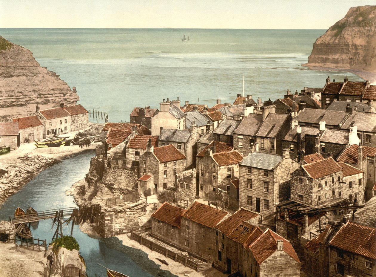 Village de Staithes près de Whitby, Yorkshire - English Photographer