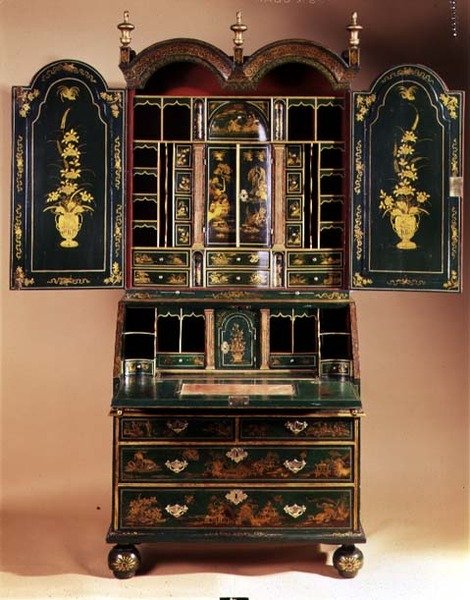 Cabinet de bureau avec section supérieure ouverte, c.1710 - English School