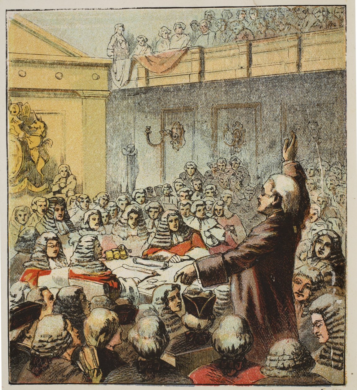 Burke, le Grand Orateur, pub. 1890 - English School