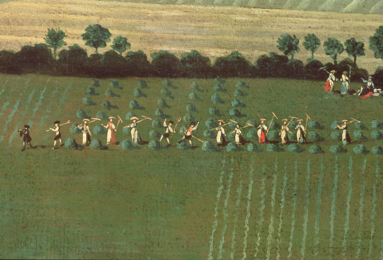 Campagne autour de Dixton Manor, vers 1725 (détail) - English School