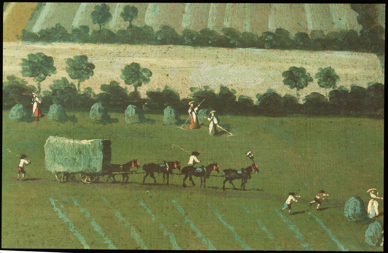 Campagne autour de Dixton Manor, vers 1725 (détail) - English School