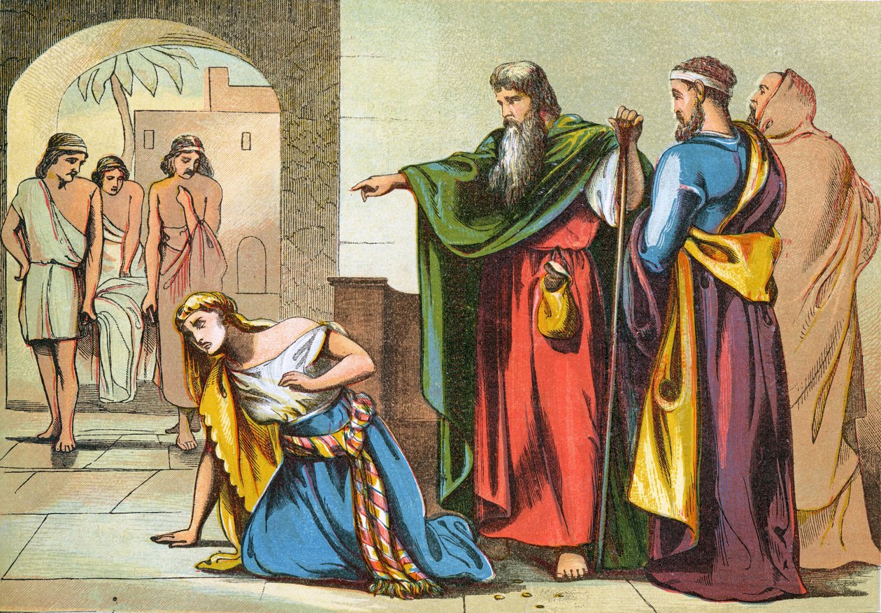 La Mort de Saphira, 1870 - English School