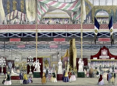 Intérieur de la Grande Exposition, Département Italien - English School