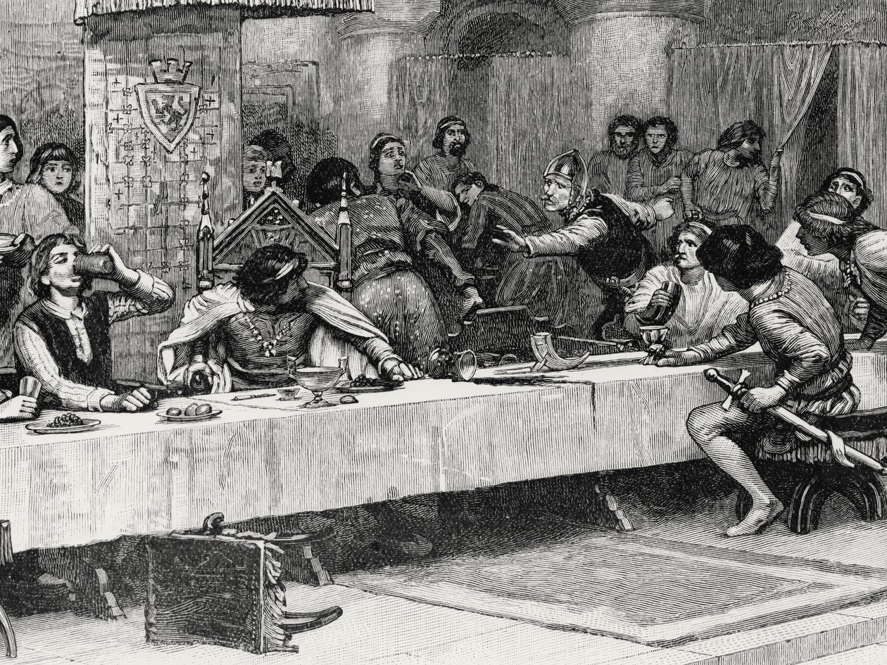 Interruption du dîner de Noël de Balliol - English School