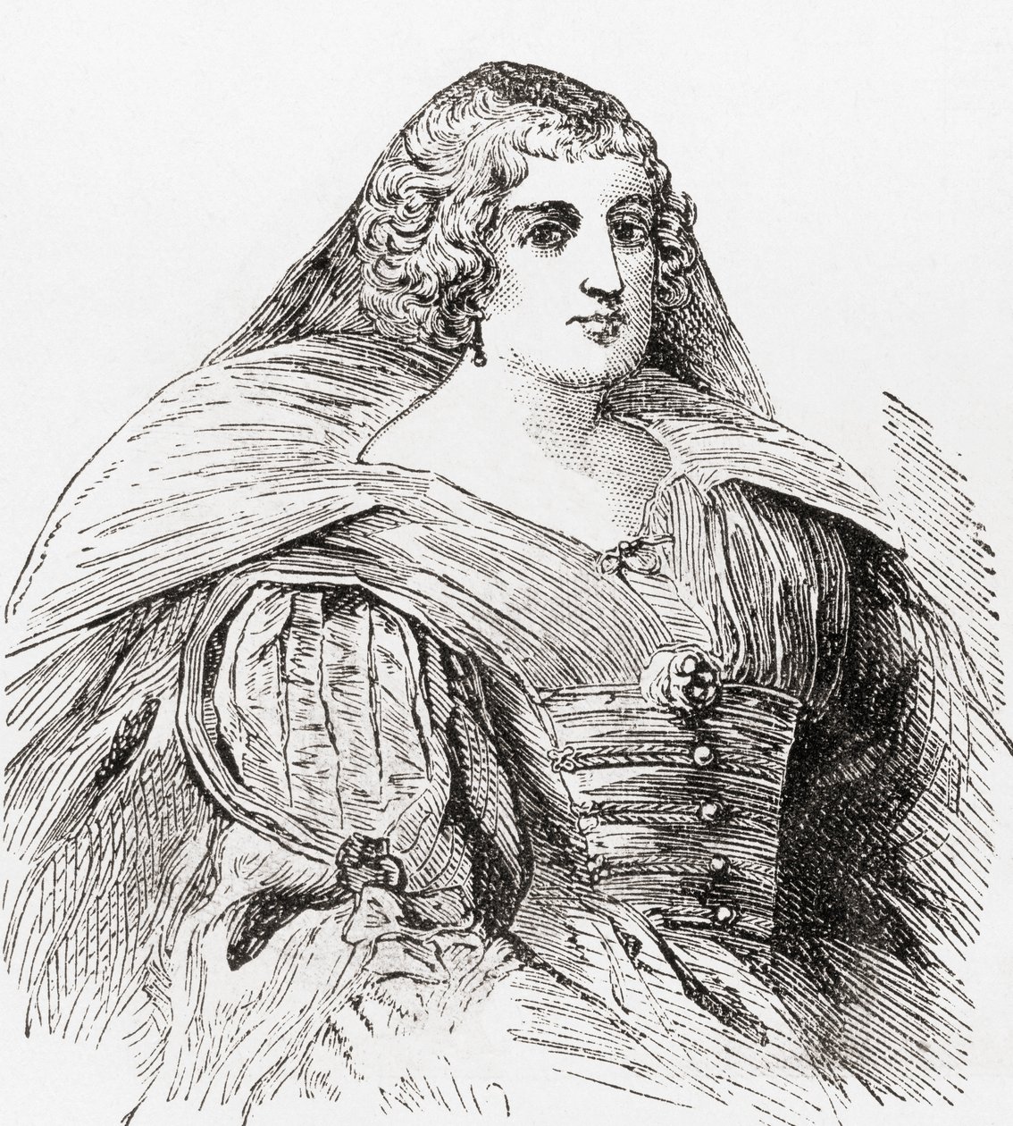 Marie de Médicis, de Ward and Locks Illustrated History of the World, publié vers 1882 - English School