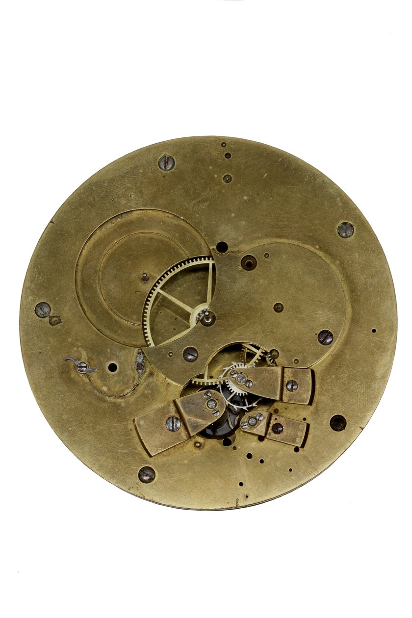 La plaque avant du mouvement de Cumming, c.1767 - English School