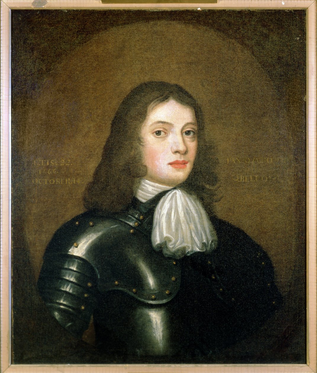 William Penn (1644-1718) en armure, âgé de 22 ans, 1666 - English School