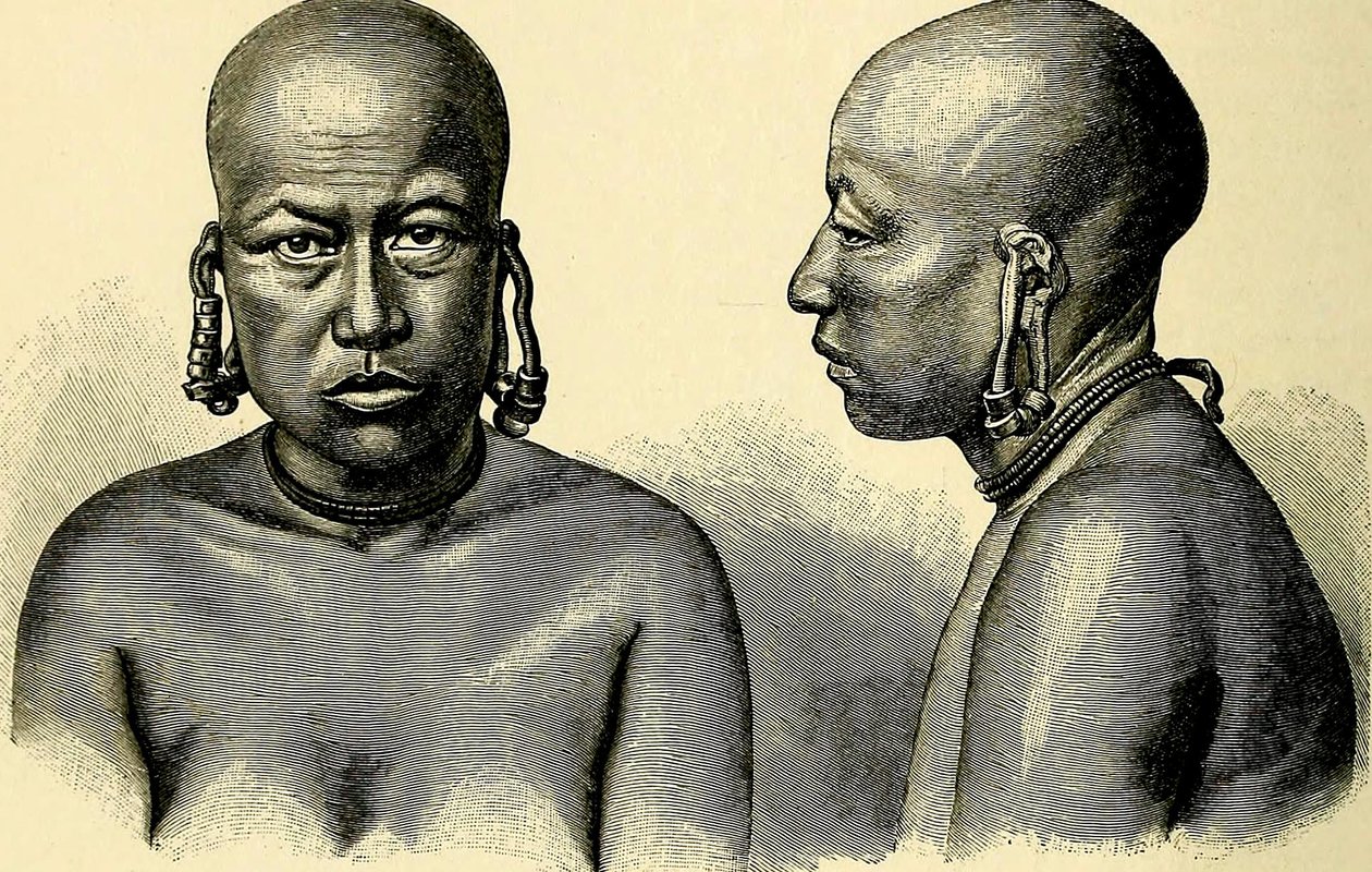 Femme des îles Anchorites, 1896 - English School