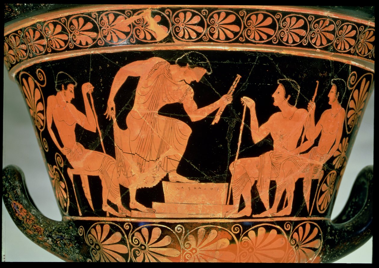 Un concours musical (détail) - Euphronios