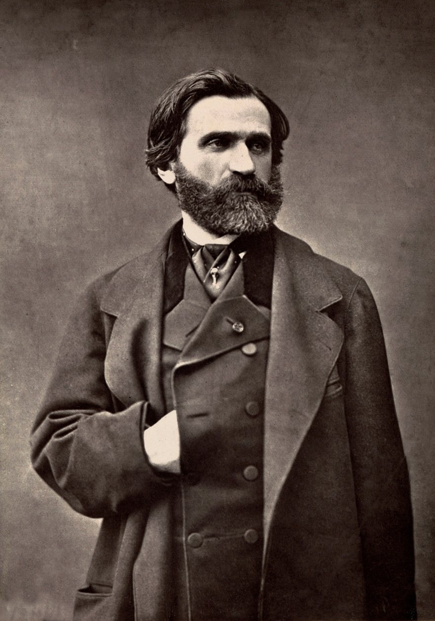 Portrait de Giuseppe Verdi - French Photographer
