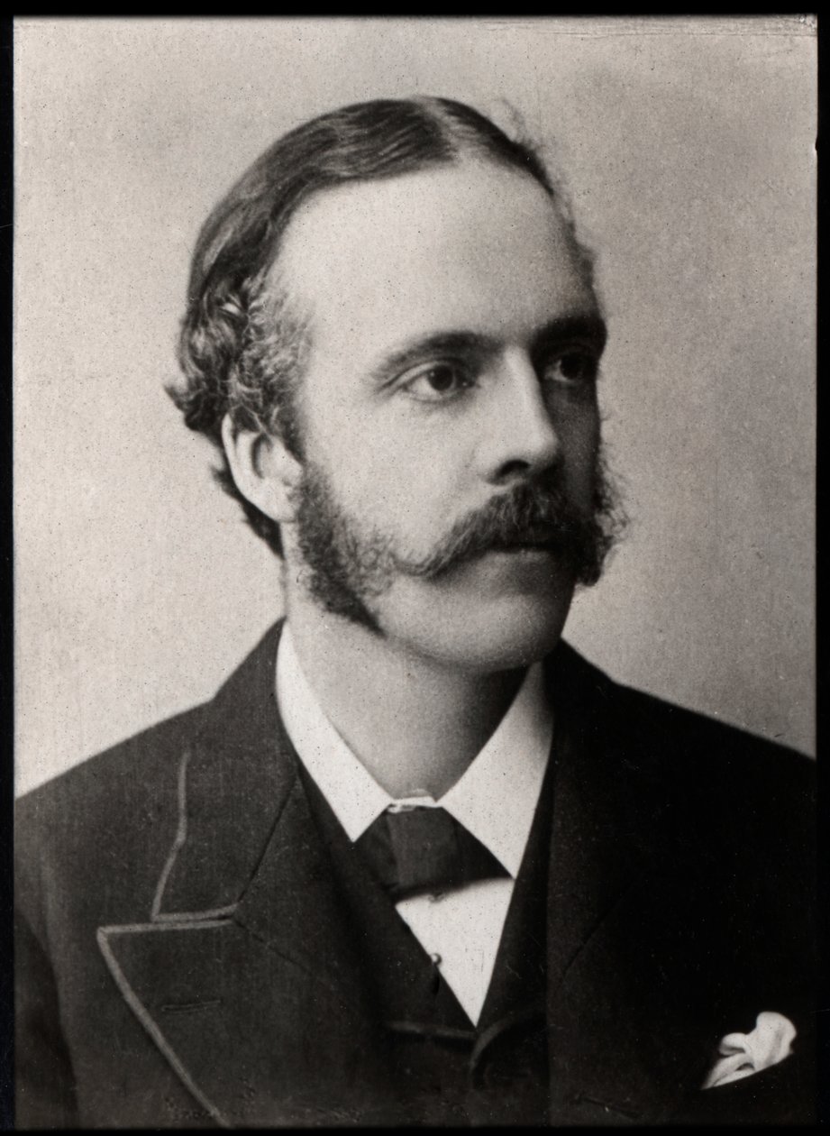 Portrait de Lord Arthur James Balfour (1848-1930), homme politique et homme d