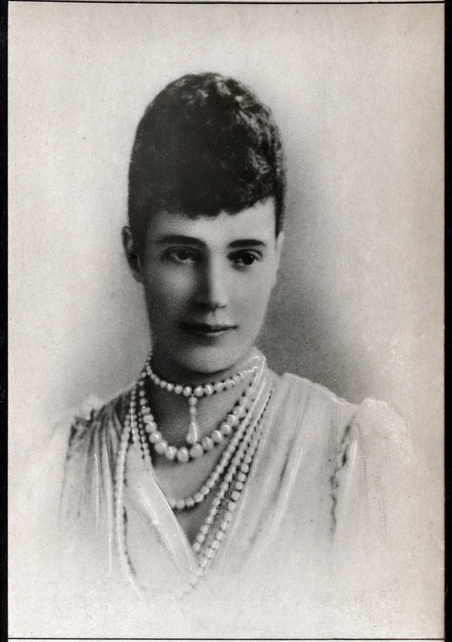 Portrait de Maria Feodorovna (1847-1928), Impératrice consort de Russie - French Photographer