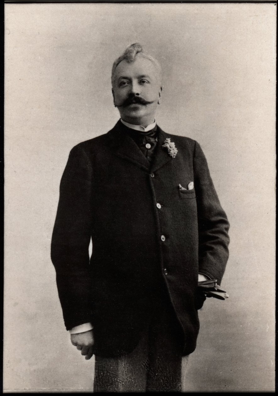 Portrait de René Maizeroy (1856-1918), écrivain français - French Photographer