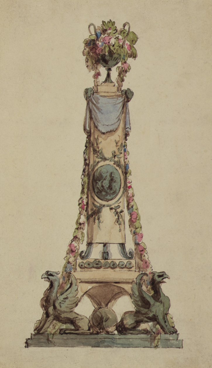 Design pour un centre de table néoclassique, vers 1800 - French School