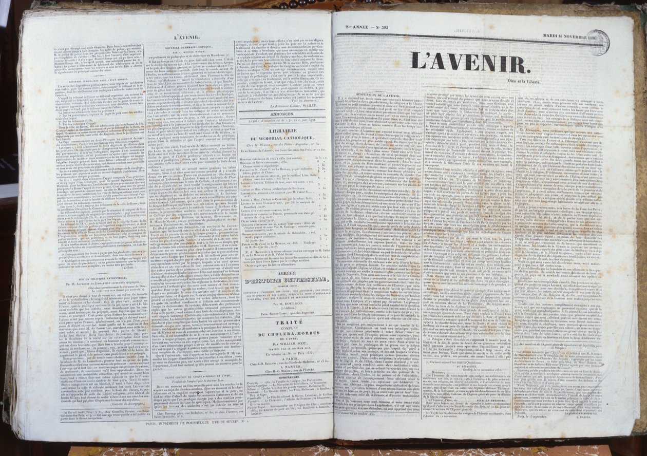 Dernière édition du journal L