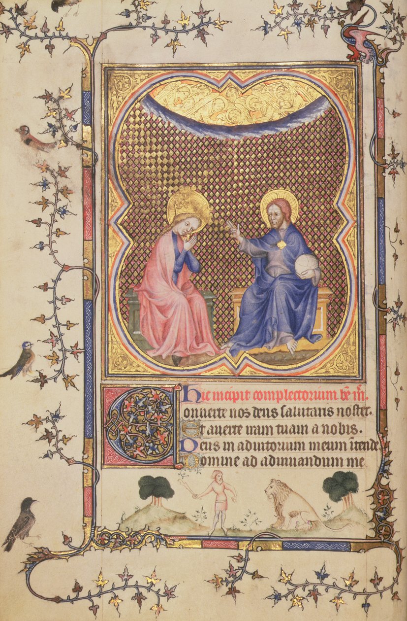Couronnement de la Vierge, des Heures de Philippe le Hardi, Duc de Bourgogne, c.1370 - French School