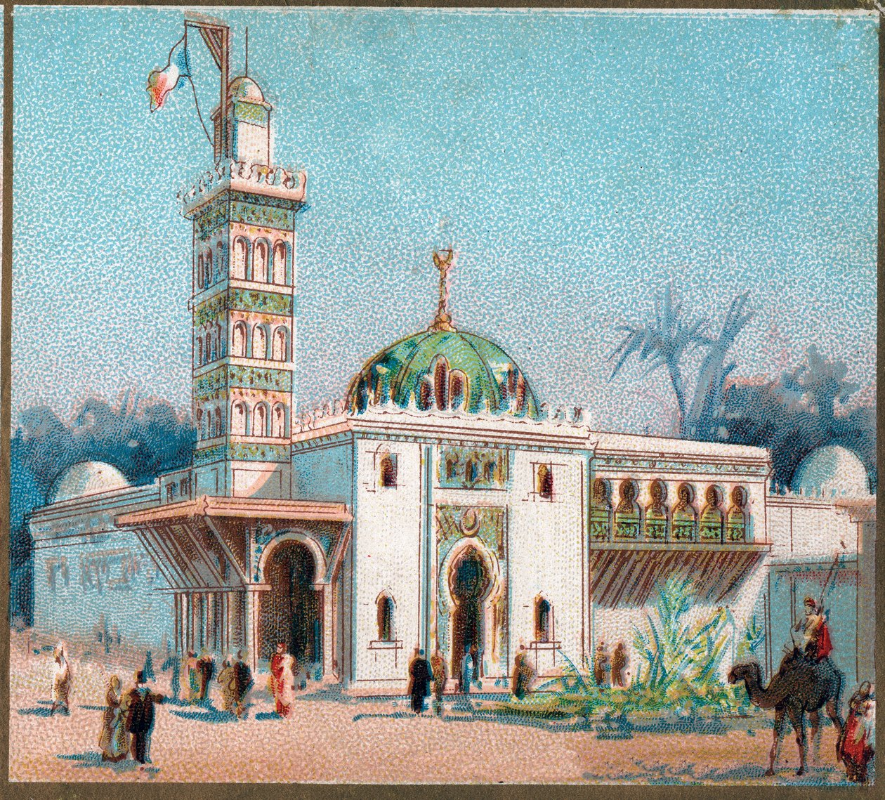 Paris. Exposition universelle de 1889 : la mosquée arabe - French School