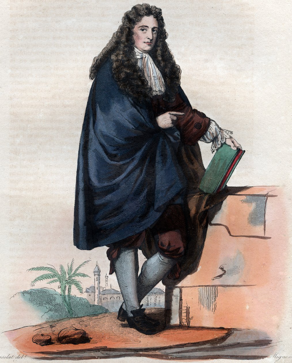 Portrait de Jean Chardin (1643-1713), joaillier et voyageur français - French School