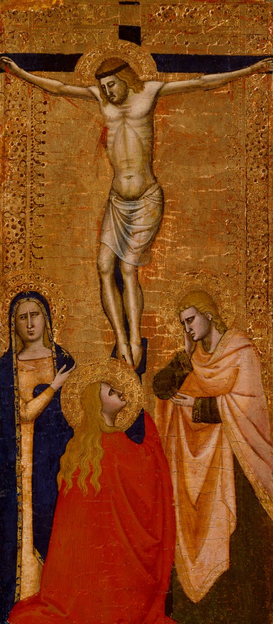 Christ en croix avec la Vierge, Saint Jean et Sainte Marie-Madeleine, c. 1360-1380 - Italian School