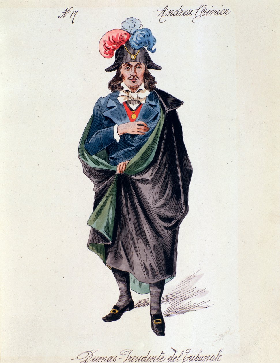 Représentation de Dumas, maître de maison dans l