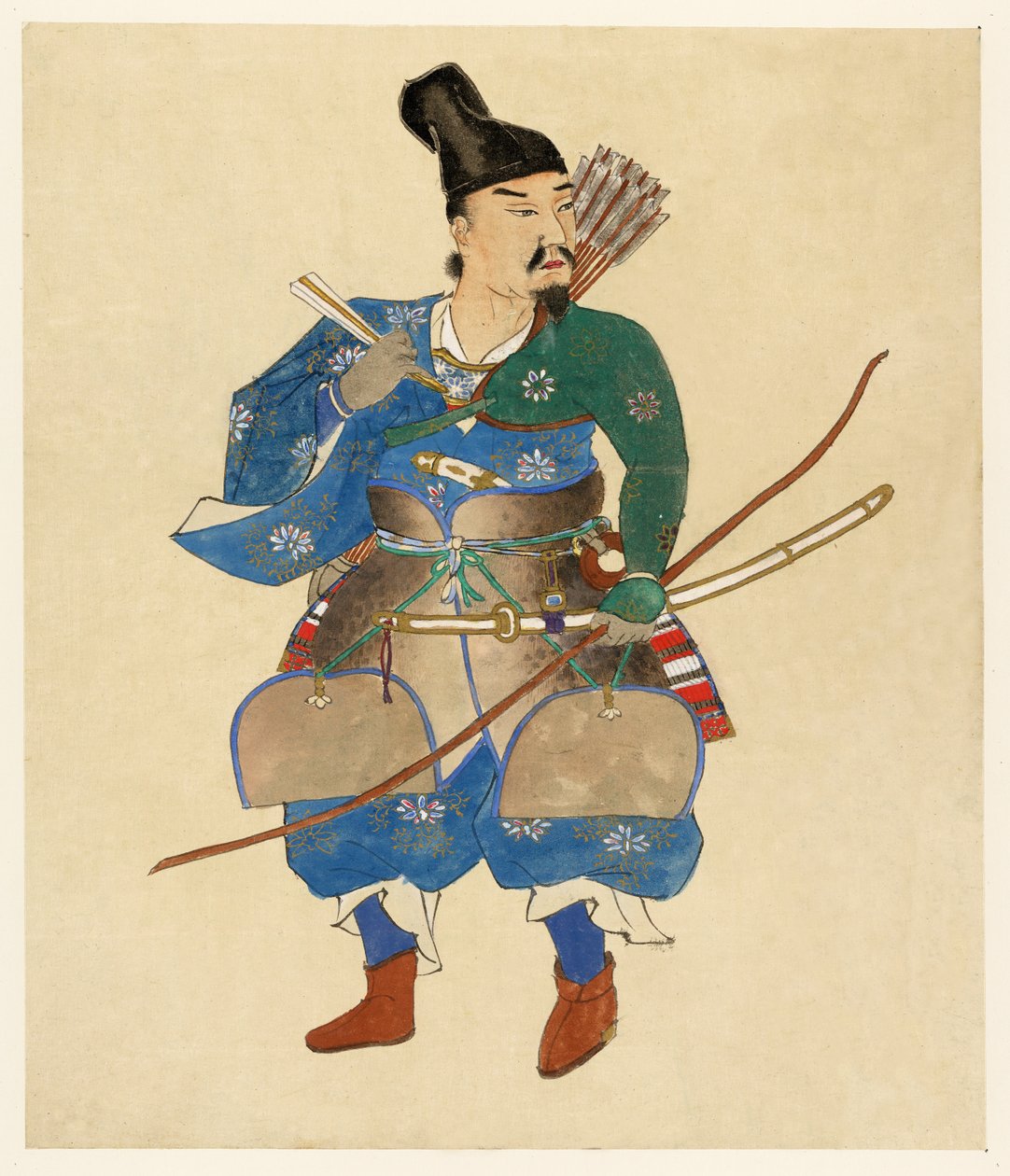 Guerrier japonais, 1800 - 1870 - Japanese School