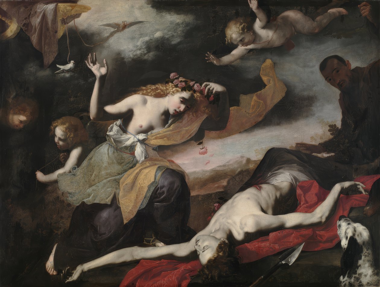 Vénus découvrant Adonis mort (Vénus trouve Adonis mort) - Löscher and Petsch