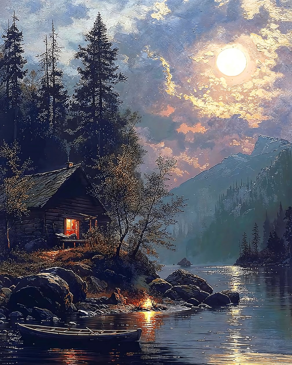Maison au bord d