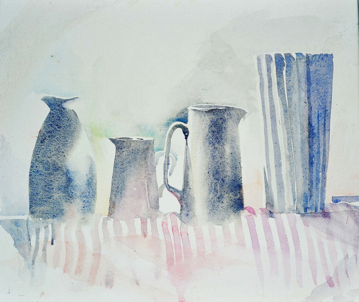 Quatre plis rose 49x52 - Simon Fletcher