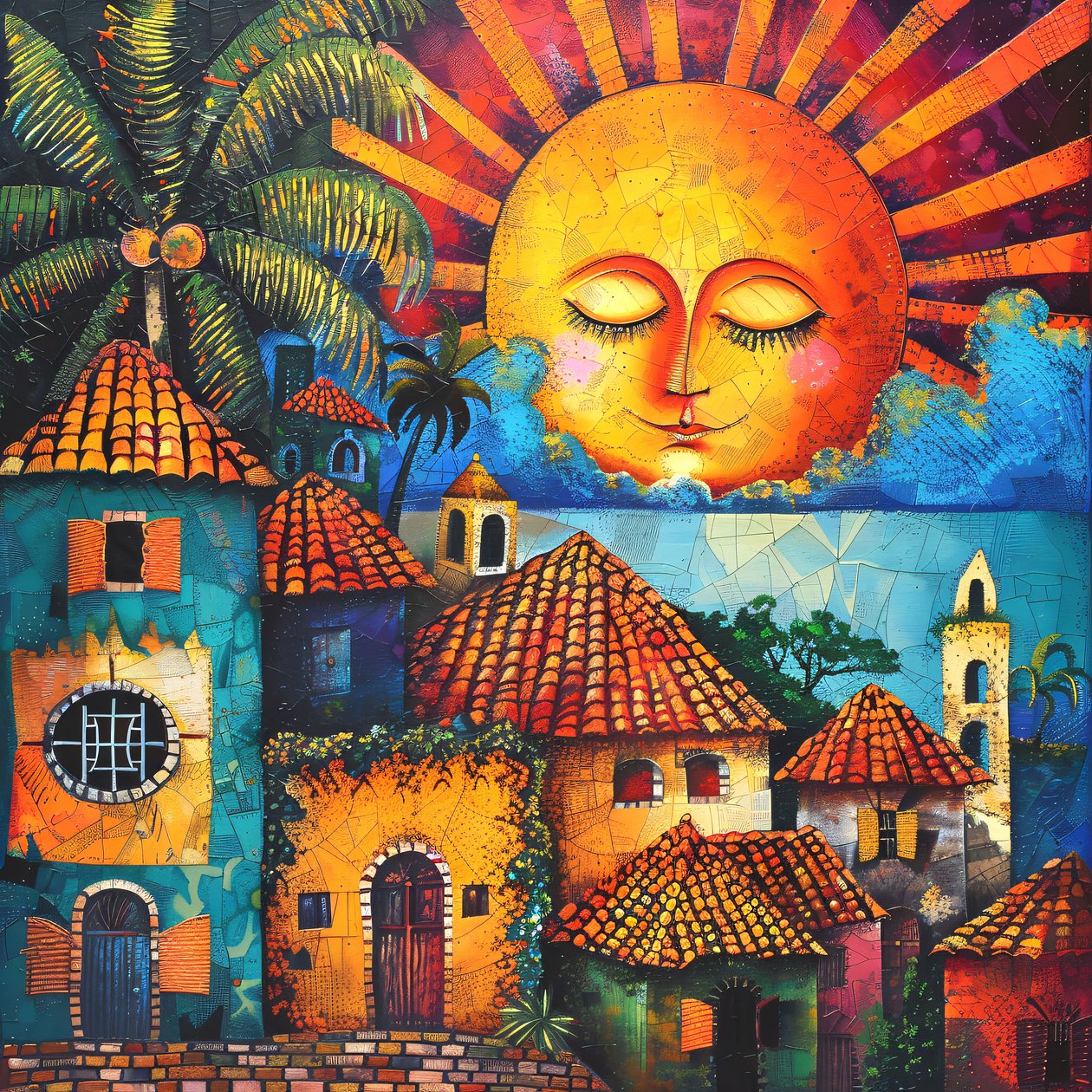 Sainte Catherine sous le soleil, Décoration murale moderne | impression sur demande - F. Abderrahim