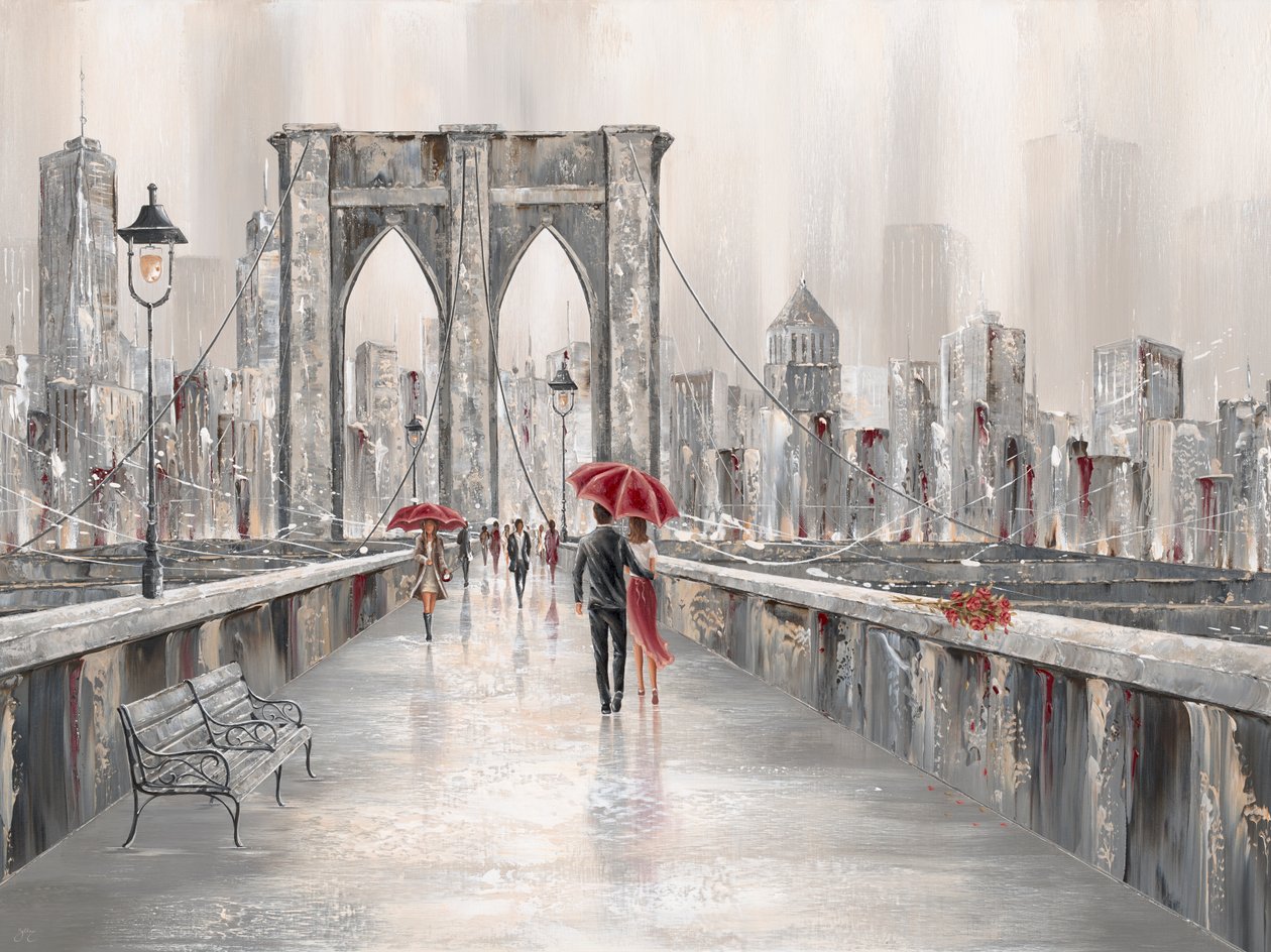 Roses, pont de Brooklyn - Isabella Karolewicz