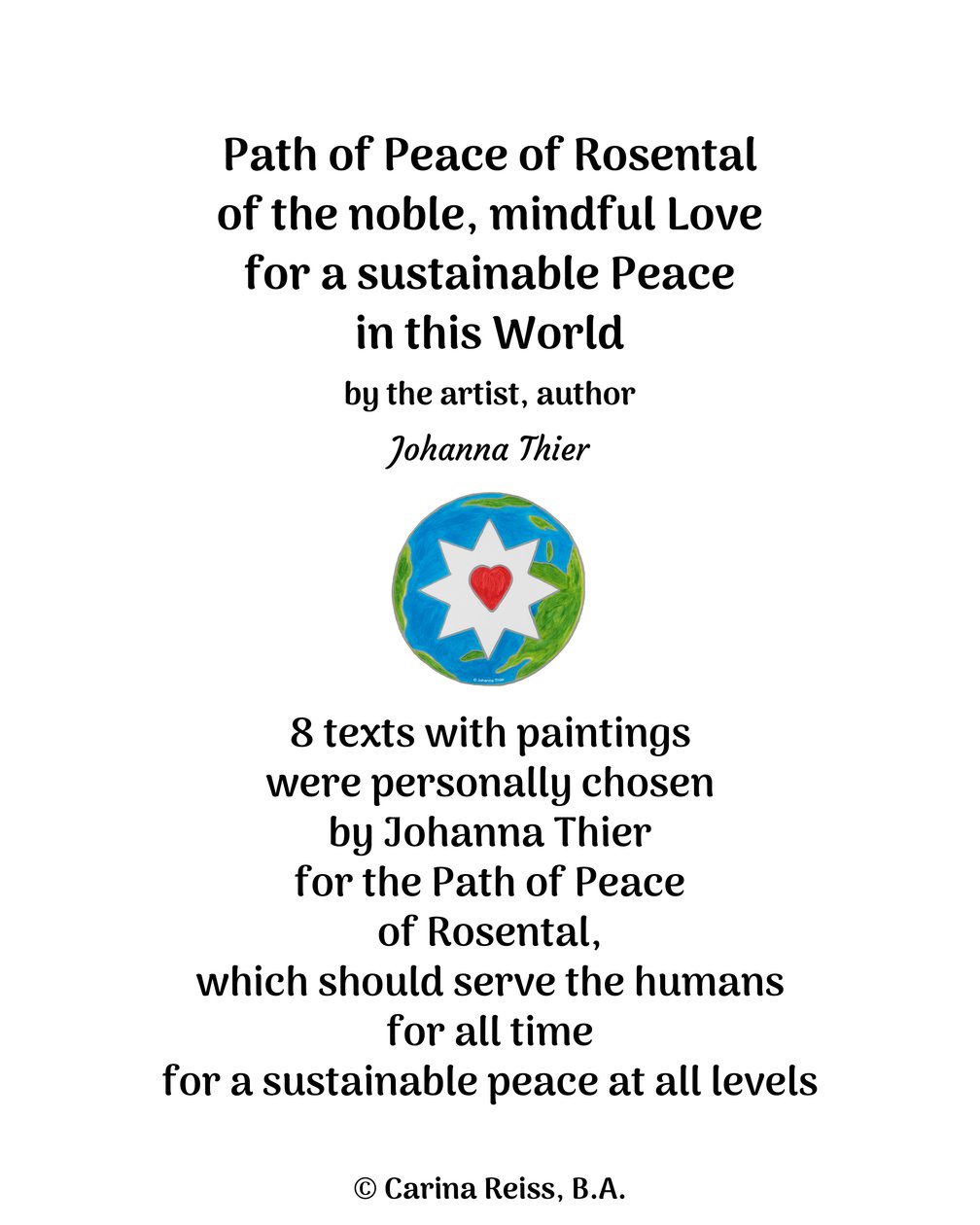 Path of Peace of Rosental - Johanna Thier