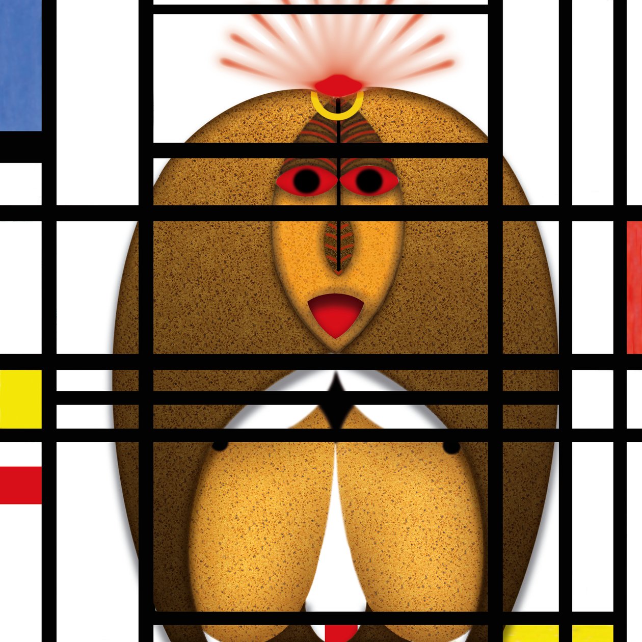 Animal Rationale (III) - Hommage Piet Mondrian - Alexander Eibach