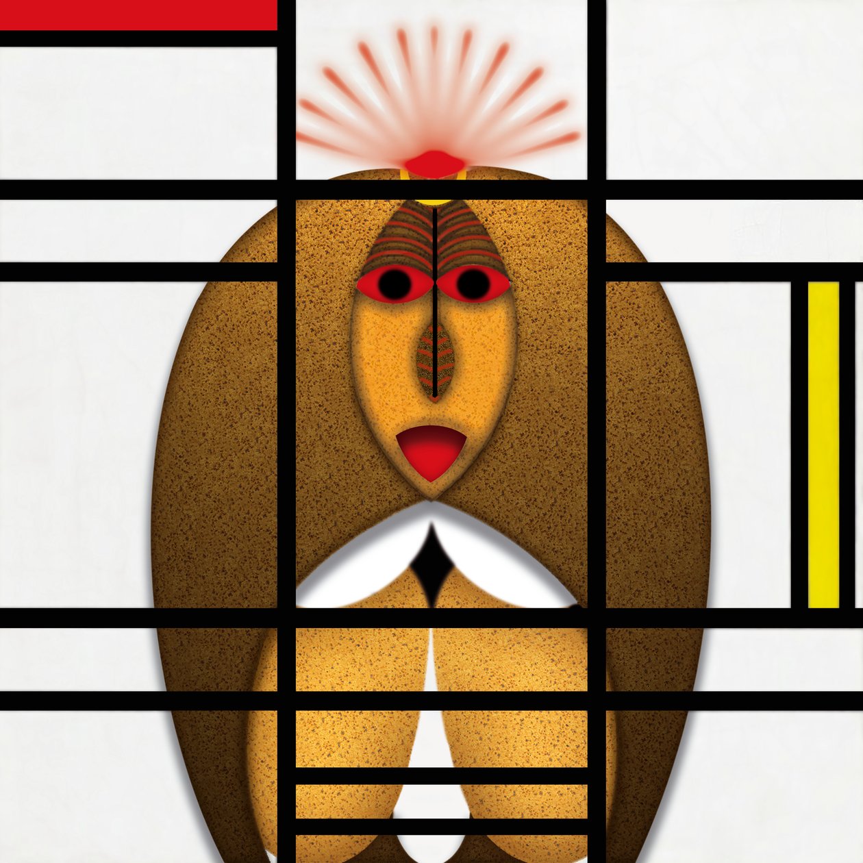 Lockdown (XII) - (aus der Serie Animal Rationale) - Alexander Eibach