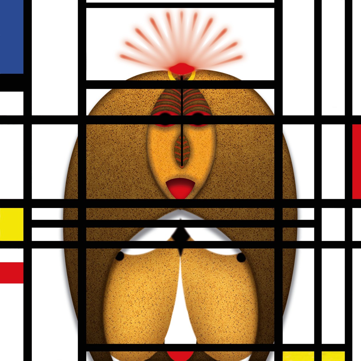 Lockdown (XVIII) - (aus der Serie Animal Rationale) - Alexander Eibach