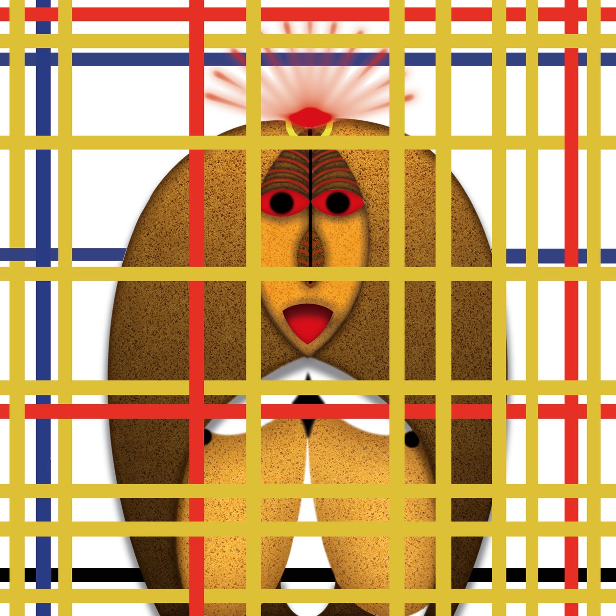 Lockdown (XXV) - (aus der Serie Animal Rationale) - Alexander Eibach