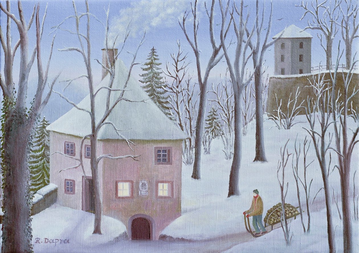 Mönchsberg Gasse 13 en hiver - Regine Dapra