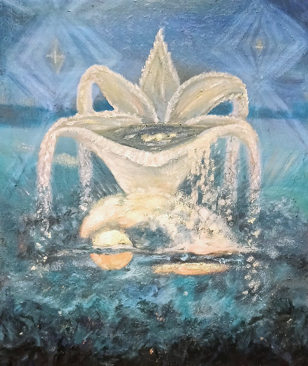 La nuit au-dessus des arbres - Elzbieta Goszczycka