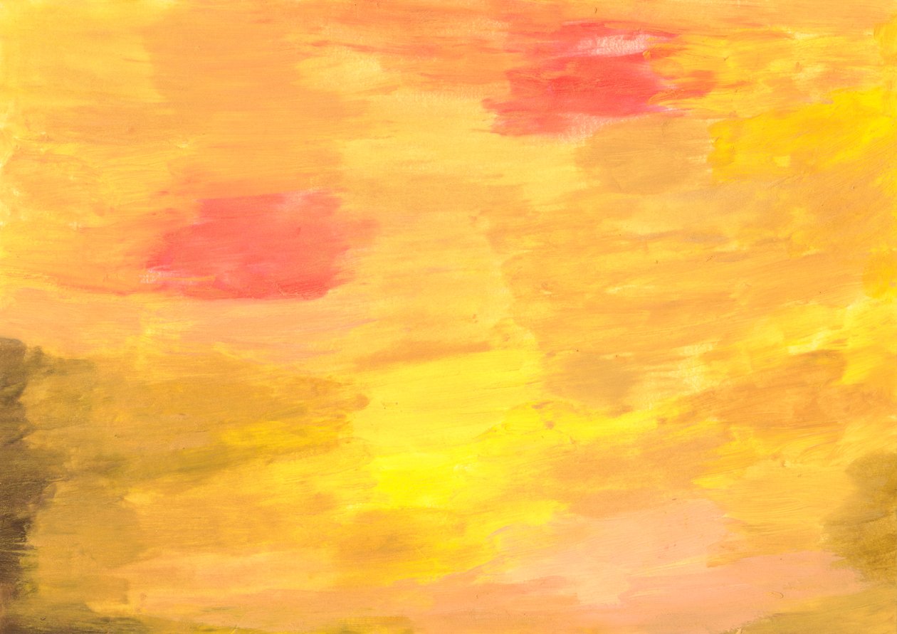 Une fusion expressive de couleurs rouges, jaunes et orangées qui dansent en harmonie - Albert Mansour