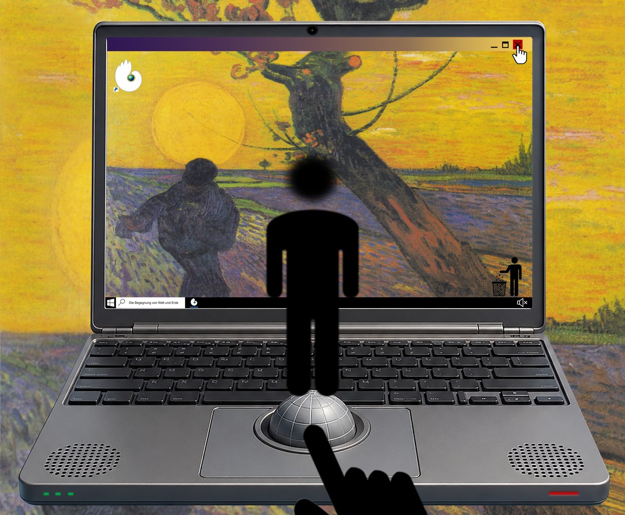 La rencontre du monde et de la terre (de la série Windows) - Alexander Eibach