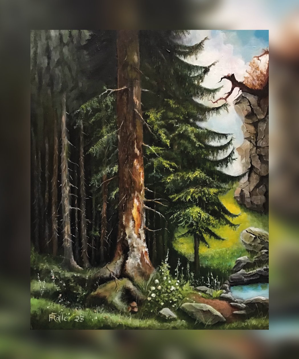 Clairière dans la forêt profonde - Faller Rüdiger - Tician