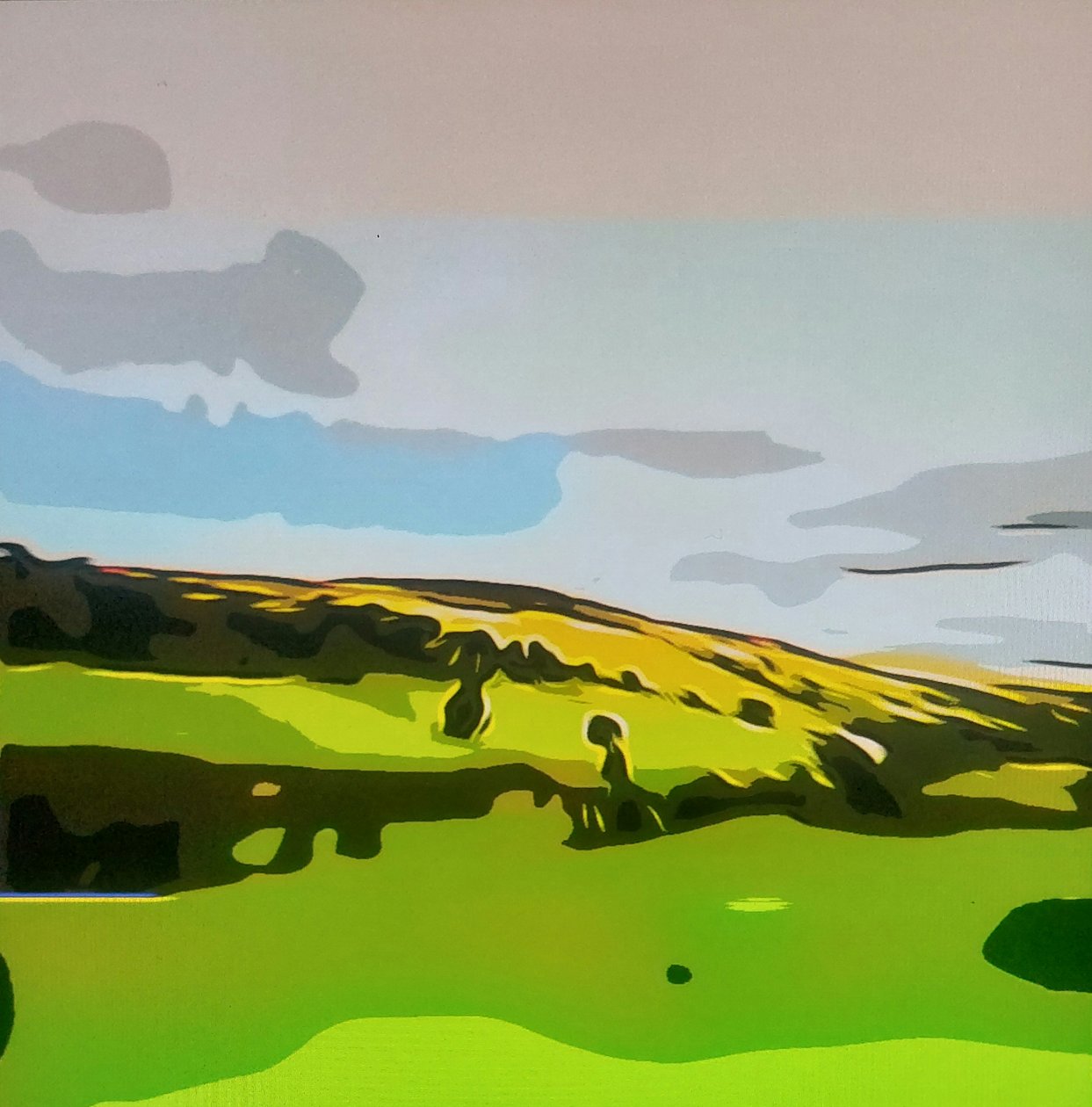 Digitale Landschaft 01 - M. Vet