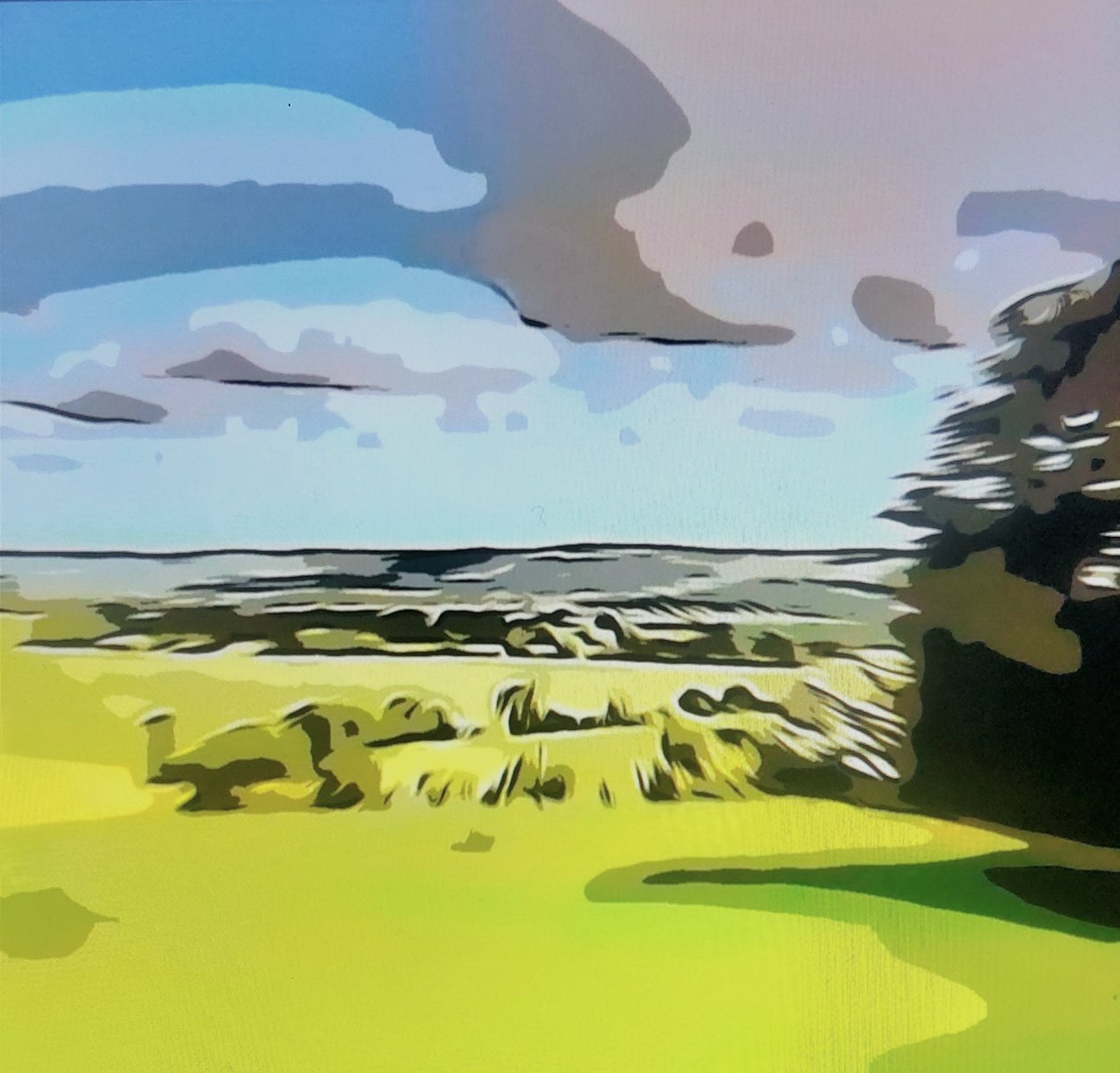 Digitale Landschaft 05 - M. Vet